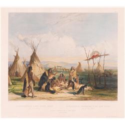 Karl Bodmer, handcolored lithograph