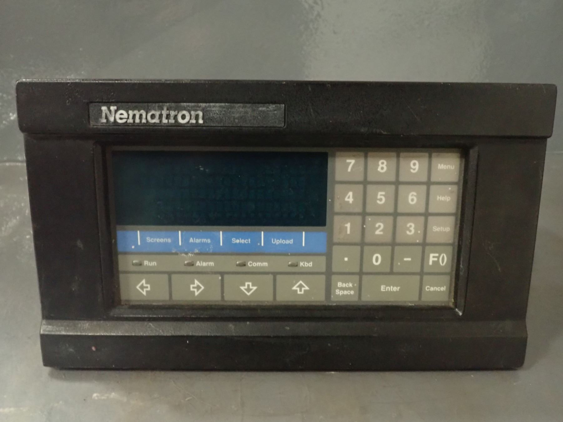 Nematron Operator Interface Panel, M/N: IWS-120