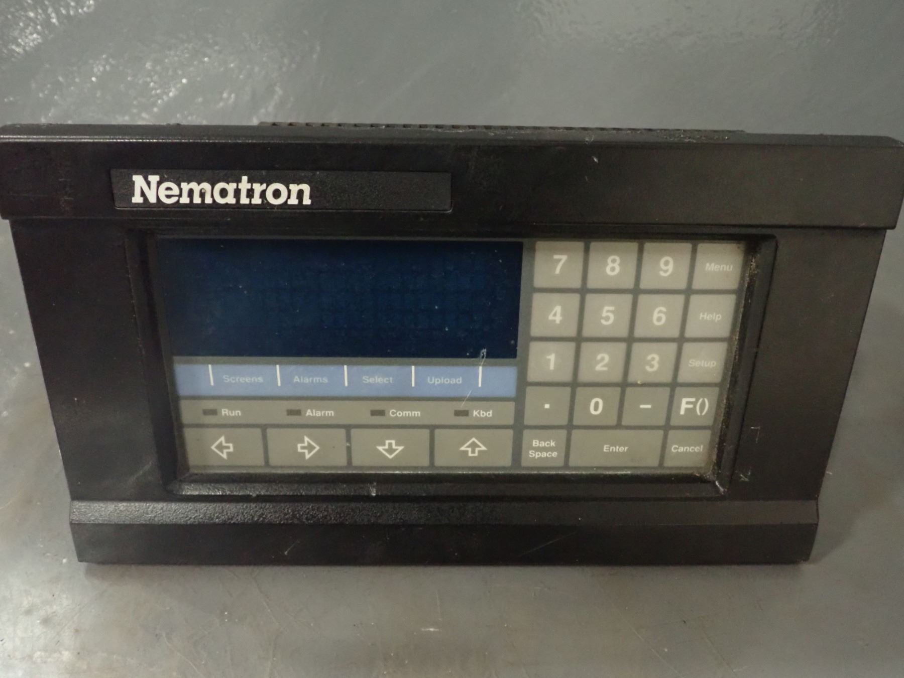 Nematron Operator Interface Panel, M/N: IWS-120 - BTM Industrial