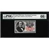 Image 1 : 1874 25 Cents Fifth Issue Fractional Currency Note Fr.1308 PMG Gem Uncirculated 66EPQ