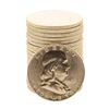 Image 1 : Roll of (20) Brilliant Uncirculated 1963-D Franklin Half Dollar Coins