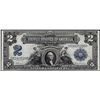 Image 1 : 1899 $2 Mini-Porthole Silver Certificate Note