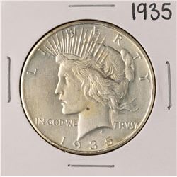 1935 $1 Peace Silver Dollar Coin