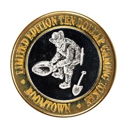 .999 Silver Boomtown Las Vegas, NV $10 Casino Limited Edition Gaming Token