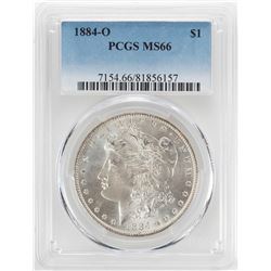 1884-O $1 Morgan Silver Dollar Coin PCGS MS66