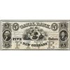 Image 1 : 1800's $5 Canal Bank New Orleans, Louisiana Obsolete Note