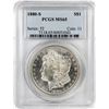 Image 1 : 1880-S $1 Morgan Silver Dollar Coin PCGS MS65
