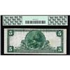 Image 2 : 1902PB $5 Washington, PA CH# 586 National Currency Note PCGS Extremely Fine 35PPQ