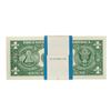 Image 2 : Pack of (100) Consecutive 1957B $1 Silver Certificate Notes
