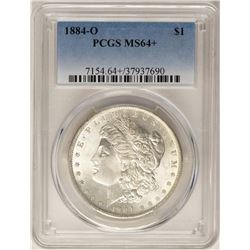 1884-O $1 Morgan Silver Dollar Coin PCGS MS64+