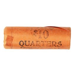 Roll of (40) Brilliant Uncirculated 1964 Washington Quarter Coins