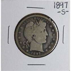 1897-S Barber Half Dollar Coin