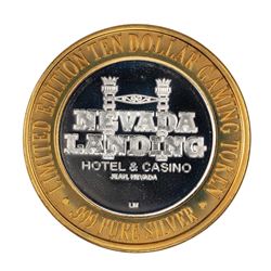 .999 Silver Nevada Landing Jean, NV $10 Casino Limited Edition Gaming Token