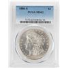 Image 1 : 1886-S $1 Morgan Silver Dollar Coin PCGS MS62