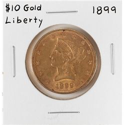 1899 $10 Liberty Head Eagle Gold Coin