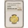 Image 1 : AH444-451 Ghaznavid Dinar A-1633 Farrukhzad Gold Coin NGC Genuine