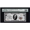 Image 1 : Serial #3 1929 $10 Port Washington, WI CH# 9419 National Note PMG Ch. About Unc 58EPQ