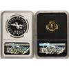 Image 2 : 1792-2017 Half Disme 1/10 oz. Gold & 1oz. Silver Medals NGC PF70 W/ Moy Signature Set