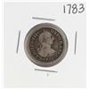Image 1 : 1783 Spanish Real Silver Coin