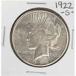 1922-S $1 Peace Silver Dollar Coin