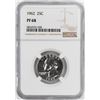 Image 1 : 1962 Proof Washington Quarter Coin NGC PF68
