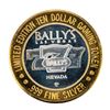 Image 2 : .999 Silver Ballys Las Vegas $10 Casino Limited Edition Gaming Token