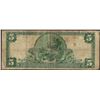 Image 2 : 1902 PB $5 F & M of Washington, District of Columbia CH# 1928 National Currency Note