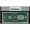 Image 2 : 1869 $1 Rainbow Legal Tender Note Fr.18 PCGS Choice New 63PPQ