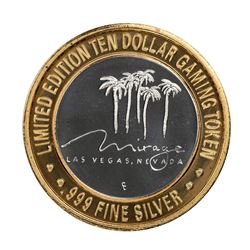 .999 Silver Mirage Las Vegas Nevada $10 Casino Limited Edition Gaming Token