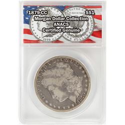 1879-CC $1 Morgan Silver Dollar Coin ANACS Certified Genuine