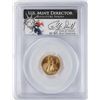 Image 1 : 2013 $5 American Gold Eagle Coin PCGS MS70 Mint Director Diehl Signature