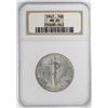 Image 1 : 1947 Walking Liberty Half Dollar Coin NGC MS65