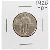 Image 1 : 1920-D Standing Quarter Coin