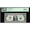Image 1 : Fancy Binary Serial # 1977 $1 Federal Reserve STAR Note PCGS Superb Gem New 68PPQ