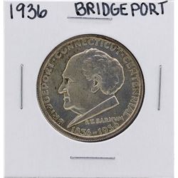 1936 Bridgeport Centennial Commemorative Half Dollar Coin