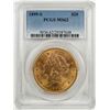 Image 1 : 1899-S $20 Liberty Head Double Eagle Gold Coin PCGS MS62