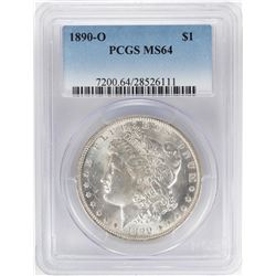 1890-O $1 Morgan Silver Dollar Coin PCGS MS64