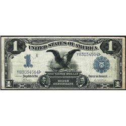 1899 $1 Black Eagle Silver Certificate Note