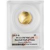 Image 2 : 2014-W $5 Proof Baseball Hall of Fame Gold Coin PCGS PR70DCAM Dennis Eckersley