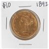 Image 1 : 1892 $10 Liberty Head Eagle Gold Coin