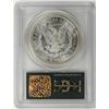 Image 2 : 1887 $1 Morgan Silver Dollar Coin PCGS MS65 Old Green Holder