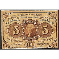 July 17, 1862 First Issue Five Cents Fractional Currency Note