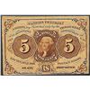 Image 1 : July 17, 1862 First Issue Five Cents Fractional Currency Note