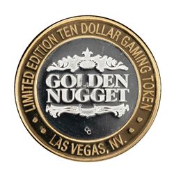 .999 Silver Golden Nugget Las Vegas $10 Limited Edition Casino Gaming Token