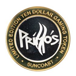 .999 Fine Silver Suncoast Las Vegas, Nevada $10 Limited Edition Gaming Token