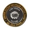 Image 1 : .999 Silver Hilton Las Vegas, Nevada $10 Casino Limited Edition Gaming Token