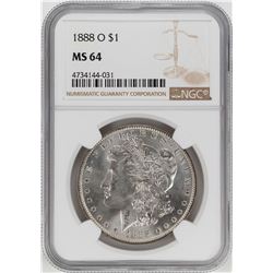 1888-O $1 Morgan Silver Dollar Coin NGC MS64