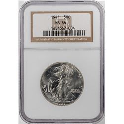 1941 Walking Liberty Half Dollar Coin NGC MS66