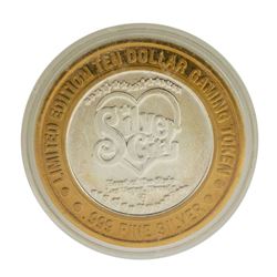 .999 Silver Silver City Las Vegas, Nevada $10 Limited Edition Gaming Token
