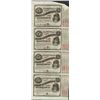 Image 1 : Uncut Sheet of (4) State of Louisiana Baby Bond Obsolete Notes